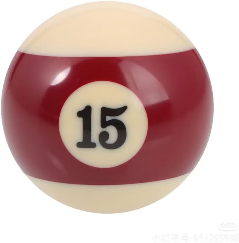 Ovewibi Replacement Billiards Ball Set, 1-1/2" Mini Size, 1.5 Inch, Replacement Balls with Cue Ball & Billiard #8 Ball, Billiards Ball Accessories - Image 1